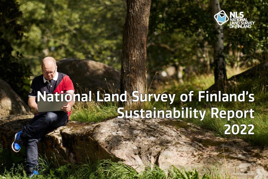 The National Land Survey of Finland’s sustainability report tells about